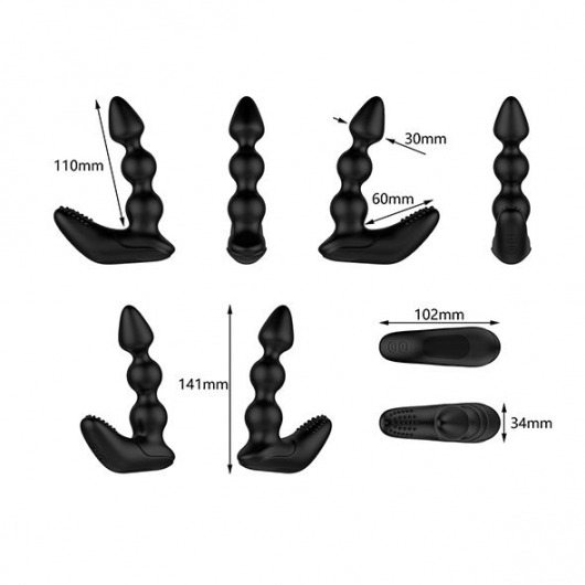 Черный вибростимулятор Nexus Bendz Prostate Edition - 14,1 см. - Nexus Range - в Таганроге купить с доставкой