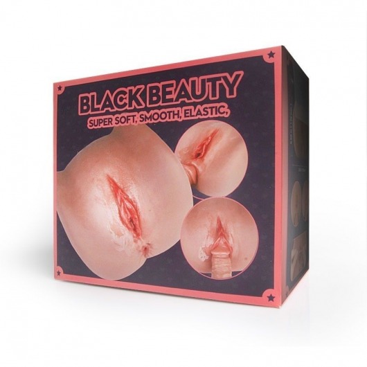Мастурбатор Black Beauty - вагина и анус - S-HANDE - в Таганроге купить с доставкой