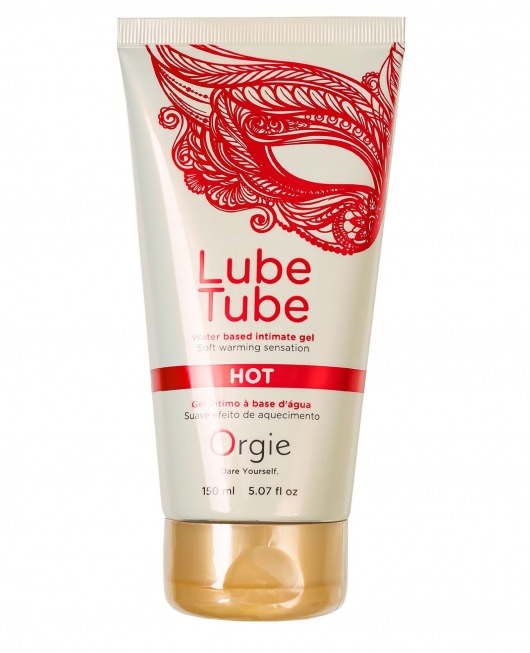 Интимный гель на водной основе Lube Tube Hot с разогревающим эффектом - 150 мл. - ORGIE - купить с доставкой в Таганроге