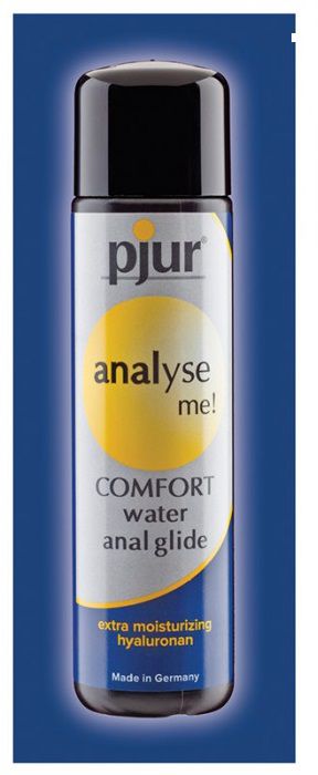 Анальный лубрикант pjur ANALYSE ME Comfort Water Anal Glide - 2 мл. - Pjur - купить с доставкой в Таганроге