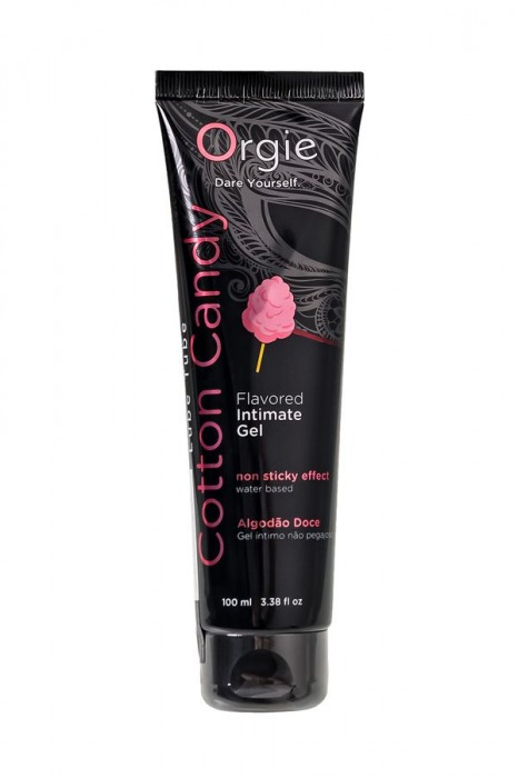 Интимный гель на водной осное Lube Tube Cotton Candy со вкусом сахарной ваты - 100 мл. - ORGIE - купить с доставкой в Таганроге