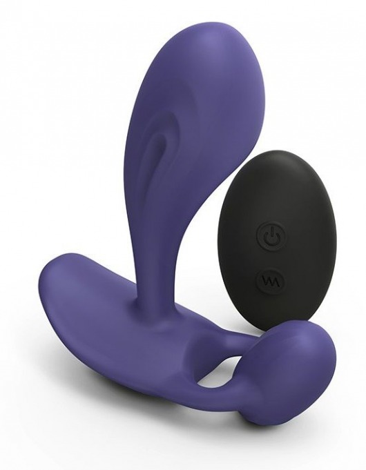 Темно-синий вибромассажер Witty P G Vibrator with Remote Control - Love to Love - в Таганроге купить с доставкой