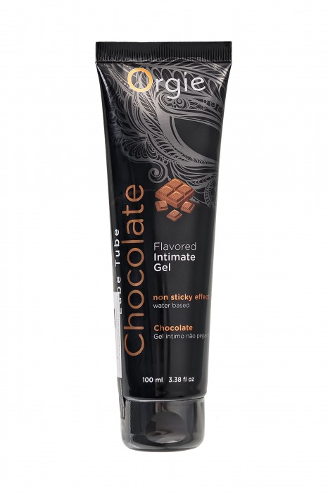 Интимный гель на водной основе Lube Tube Chocolate с шоколадным вкусом - 100 мл. - ORGIE - купить с доставкой в Таганроге