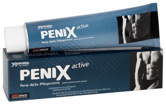 Возбуждающий крем для мужчин PeniX active - 75 мл. - Joy Division - купить с доставкой в Таганроге