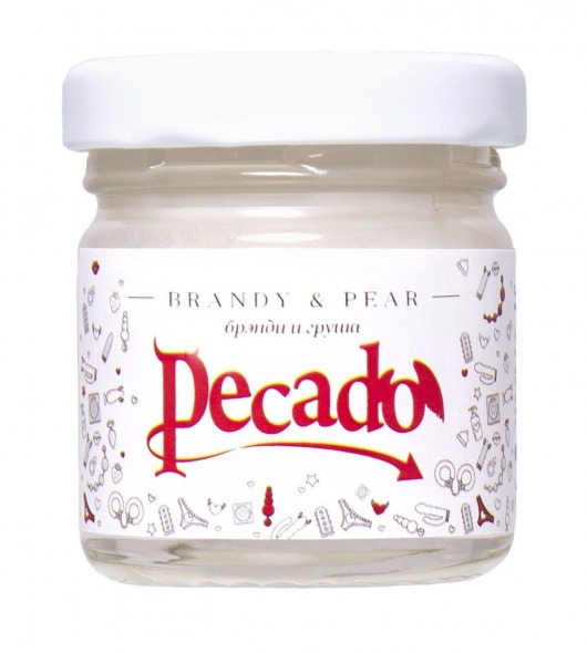 Массажная свеча Brandy   Pear - 35 мл. - Pecado - купить с доставкой в Таганроге