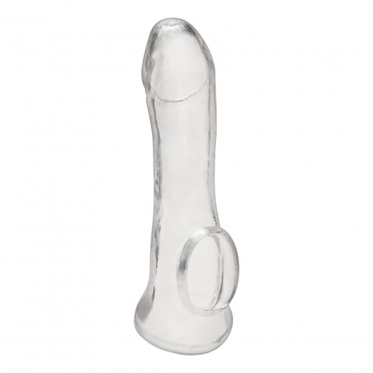 Прозрачная насадка на пенис Transparent Penis Enhancing Sleeve Extension - 15,9 см. - BlueLine - в Таганроге купить с доставкой