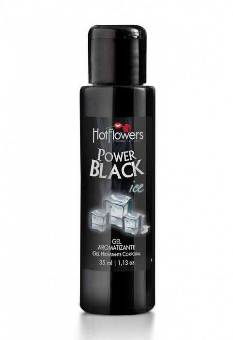 Стимулирующий гель для массажа Power Black - 35 мл. - HotFlowers - купить с доставкой в Таганроге