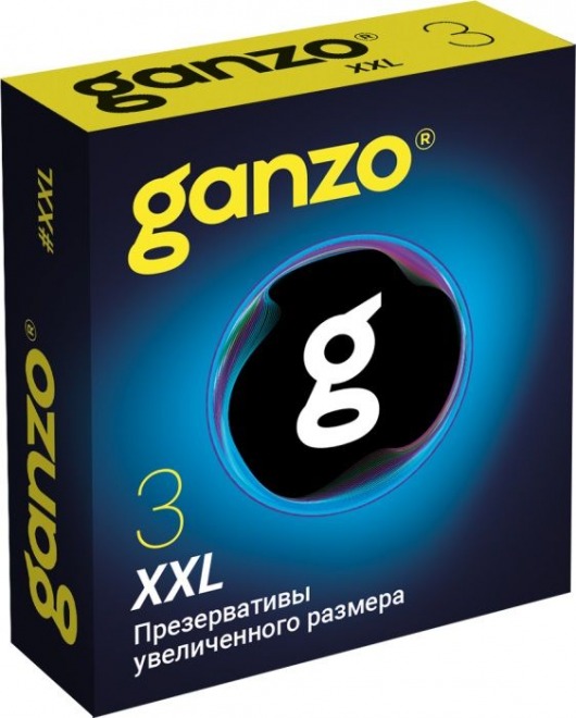 Презервативы увеличенного размера Ganzo XXL - 3 шт. - Ganzo - купить с доставкой в Таганроге