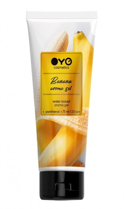 Лубрикант на водной основе OYO Aroma Gel Banana с ароматом банана - 75 мл. - OYO - купить с доставкой в Таганроге