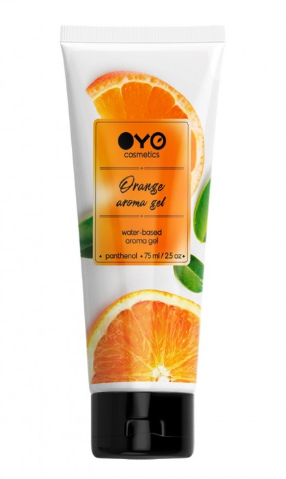 Лубрикант на водной основе OYO Aroma Gel Orange с ароматом апельсина - 75 мл. - OYO - купить с доставкой в Таганроге