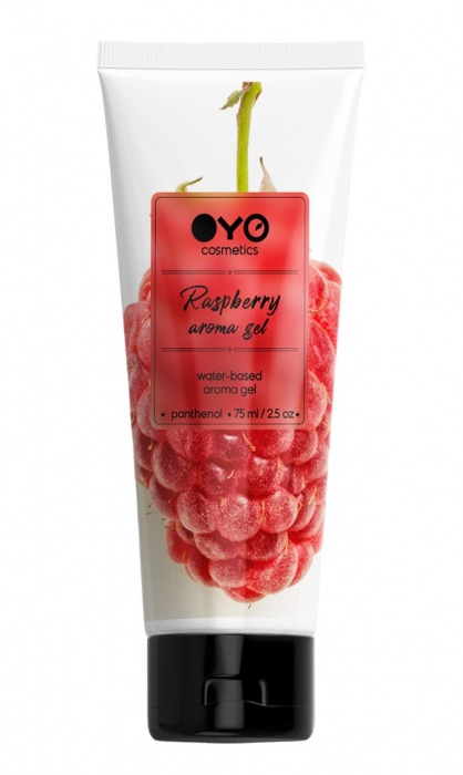 Лубрикант на водной основе OYO Aroma Gel Raspberry с ароматом малины - 75 мл. - OYO - купить с доставкой в Таганроге