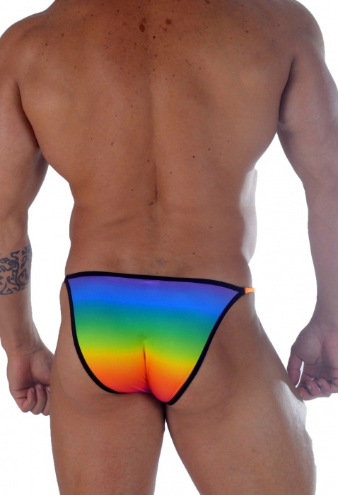 Яркие радужные трусы-танга - Don Moris купить с доставкой