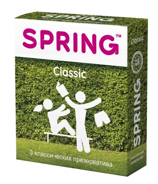 Классические презервативы SPRING CLASSIC - 3 шт. - SPRING - купить с доставкой в Таганроге