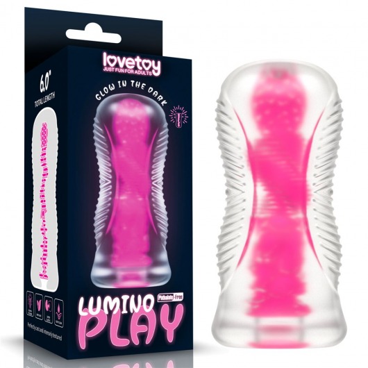 Светящийся в темноте мастурбатор 6.0 Lumino Play Masturbator - Lovetoy - в Таганроге купить с доставкой