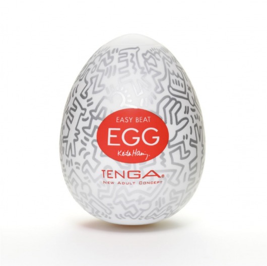 Мастурбатор-яйцо Keith Haring EGG PARTY - Tenga - в Таганроге купить с доставкой