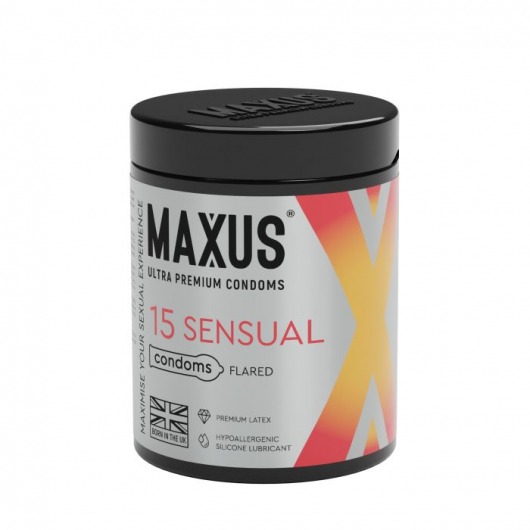 Анатомические презервативы MAXUS Sensual - 15 шт. - Maxus - купить с доставкой в Таганроге