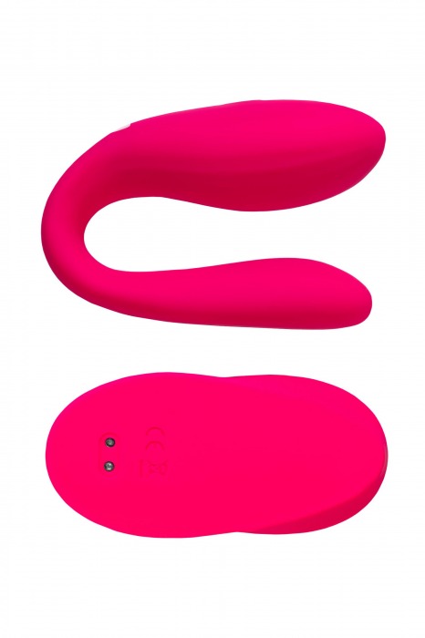 Розовый вибратор для пар Prawno с пультом ДУ - ToyFa купить в Таганроге с доставкой в Orgasmix.ru Розовый вибратор для пар Prawno с пультом ДУ - ToyFa