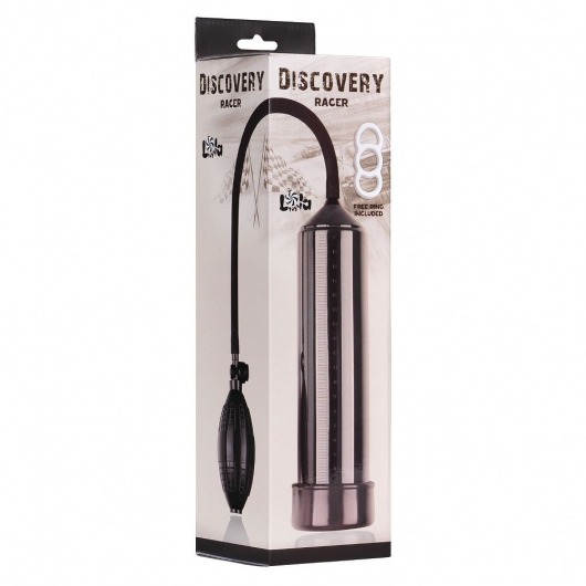 Черная вакуумная помпа Discovery Racer Сharcoal - Lola Games - в Таганроге купить с доставкой