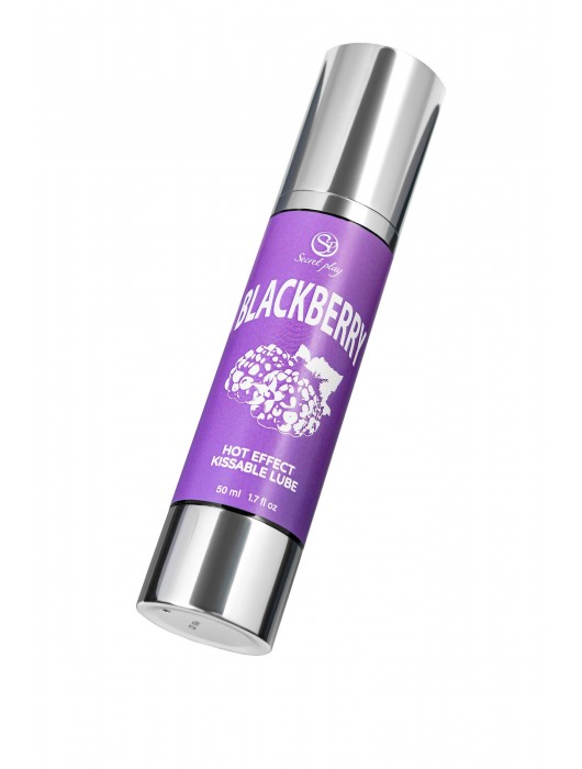 Массажное масло 2-в-1 Blackberry Hot Effect с разогревающим эффектом и вкусом ежевики - 50 мл. - Secret Play - купить с доставкой в Таганроге