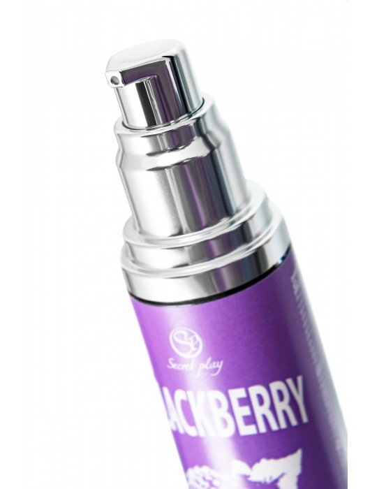 Массажное масло 2-в-1 Blackberry Hot Effect с разогревающим эффектом и вкусом ежевики - 50 мл. - Secret Play - купить с доставкой в Таганроге