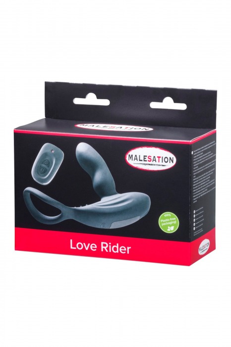 Стимулятор простаты с эрекционным кольцом Love Rider - MALESATION - в Таганроге купить с доставкой