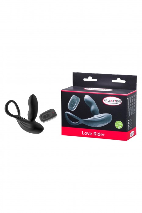 Стимулятор простаты с эрекционным кольцом Love Rider - MALESATION - в Таганроге купить с доставкой