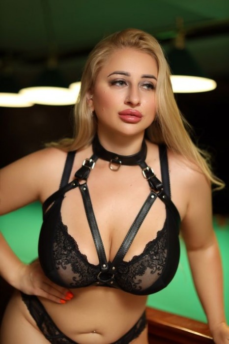 Черная кожаная сбруя с ошейником plus size из нежной кожи - БДСМ Арсенал - купить с доставкой в Таганроге