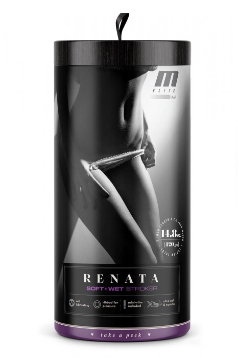 Маструбатор-вагина с вибрацией Soft   Wet Renata Realistic Tan Masturbator - Blush Novelties - в Таганроге купить с доставкой