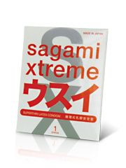 Ультратонкий презерватив Sagami Xtreme SUPERTHIN - 1 шт. - Sagami - купить с доставкой в Таганроге