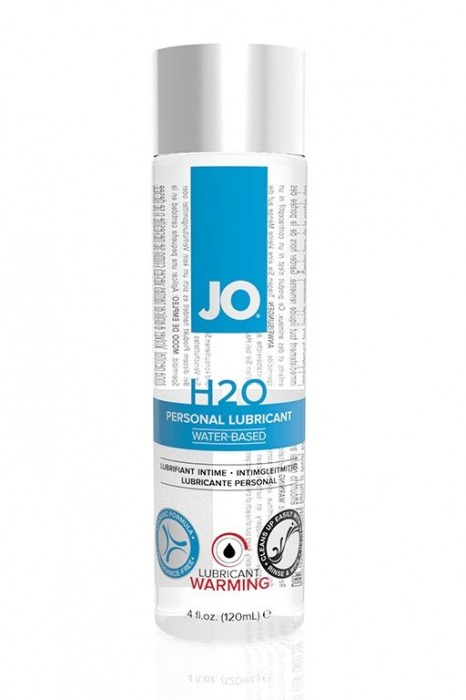 Возбуждающий лубрикант на водной основе JO Personal Lubricant H2O Warming - 120 мл. - System JO - купить с доставкой в Таганроге