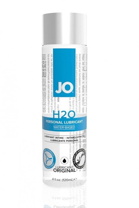 Нейтральный лубрикант на водной основе JO Personal Lubricant H2O - 120 мл. - System JO - купить с доставкой в Таганроге