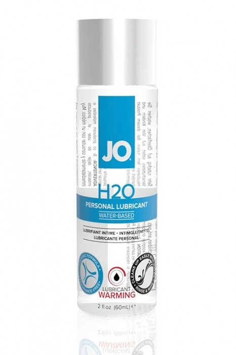 Возбуждающий лубрикант на водной основе JO Personal Lubricant H2O Warming - 60 мл. - System JO - купить с доставкой в Таганроге