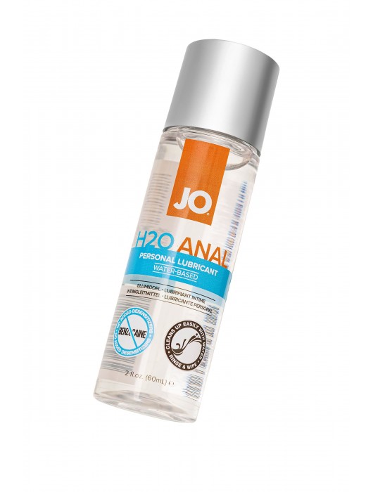 Анальный лубрикант на водной основе JO Anal H2O - 60 мл. - System JO - купить с доставкой в Таганроге