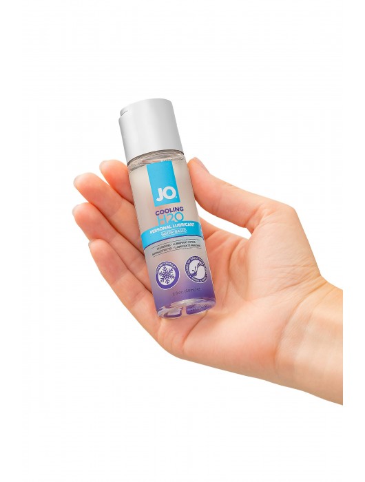 Охлаждающий лубрикант на водной основе JO Personal Lubricant H2O COOLING - 60 мл. - System JO - купить с доставкой в Таганроге