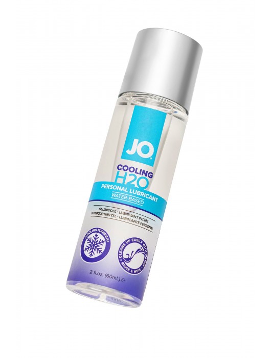 Охлаждающий лубрикант на водной основе JO Personal Lubricant H2O COOLING - 60 мл. - System JO - купить с доставкой в Таганроге