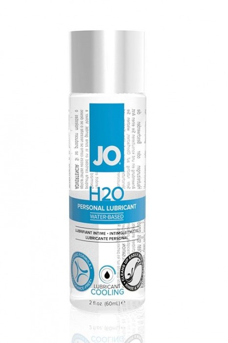 Охлаждающий лубрикант на водной основе JO Personal Lubricant H2O COOLING - 60 мл. - System JO - купить с доставкой в Таганроге