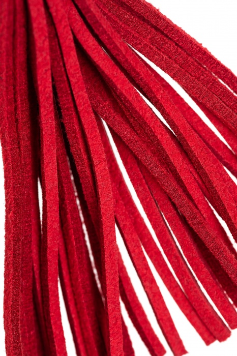 Зажимы на соски «Вилки» с красными кисточками из замши - Pecado - купить с доставкой в Таганроге