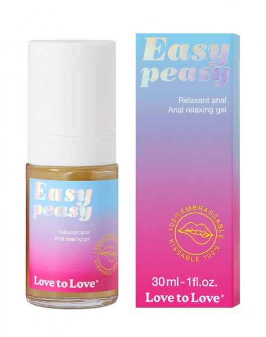 Анальный расслабляющий гель Easy Peasy - 30 мл. - Love to Love - купить с доставкой в Таганроге