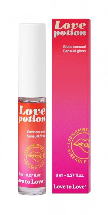 Возбуждающий блеск для губ Love Potion - 8 мл. - Love to Love - купить с доставкой в Таганроге