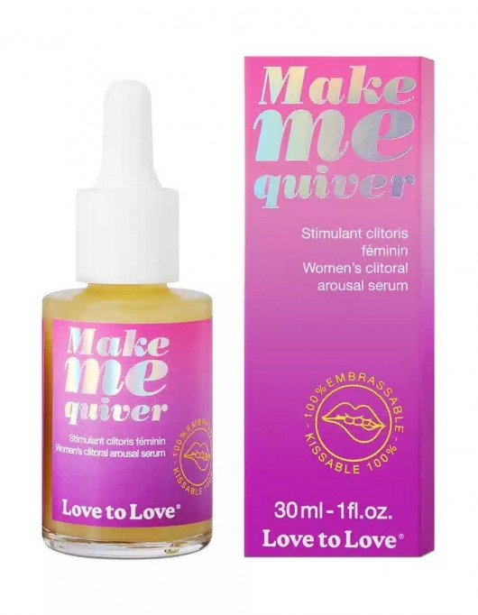 Возбуждающие капли для клитора Make Me Quiver - 30 мл. - Love to Love - купить с доставкой в Таганроге