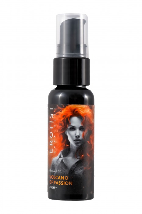 Гель с эффектом вибрации Volcano Of Passion со вкусом вишни - 25 мл. - Erotist Lubricants - купить с доставкой в Таганроге