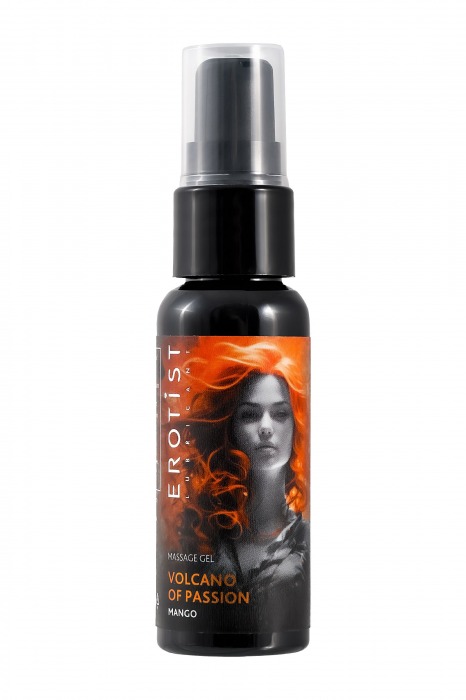 Гель с эффектом вибрации Volcano Of Passion со вкусом манго - 25 мл. - Erotist Lubricants - купить с доставкой в Таганроге