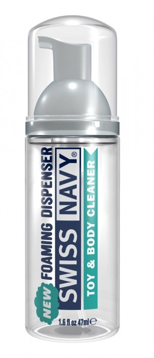 Очищающая пенка для игрушек и тела Toy   Body Cleaner Foamer - 47 мл. - Swiss navy - купить с доставкой в Таганроге