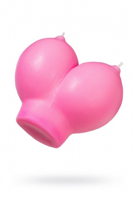 Розовая свеча «Сиськи» - 150 гр. - Pecado - купить с доставкой в Таганроге