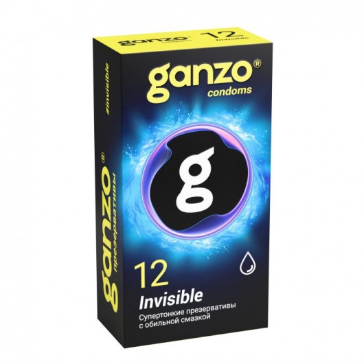 Супертонкие презервативы Ganzo Invisible - 12 шт. - Ganzo - купить с доставкой в Таганроге