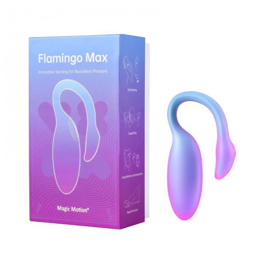Голубой вибратор Flamingo Max - Magic Motion в Таганроге Голубой вибратор Flamingo Max - Magic Motion