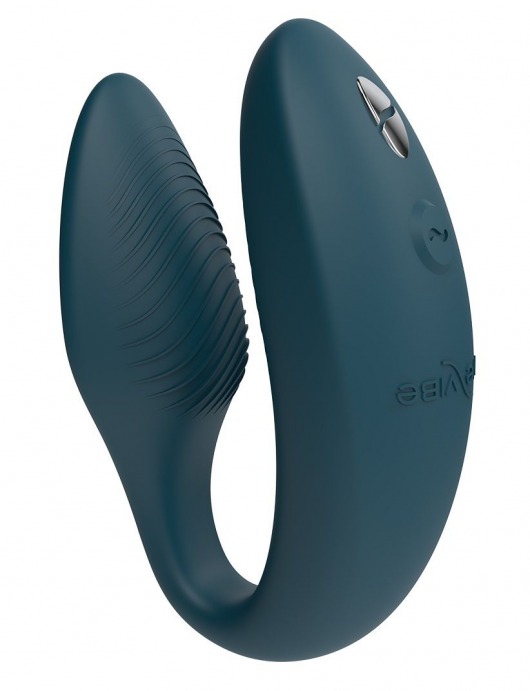 Зеленый вибратор для пар We-Vibe Sync 2 с пультом ДУ - We-vibe купить в Таганроге с доставкой в Orgasmix.ru Зеленый вибратор для пар We-Vibe Sync 2 с пультом ДУ - We-vibe