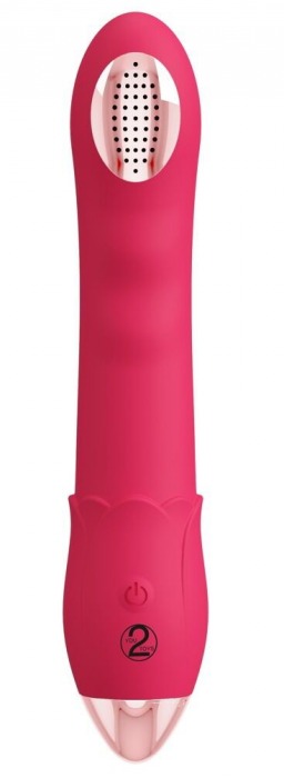 Малиновая насадка на душ с вибрацией Showers to orgasm - 20,1 см. - Orion - купить с доставкой в Таганроге