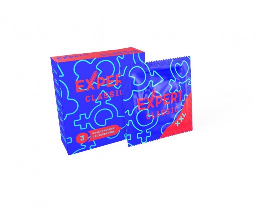 Презервативы увеличенного размера Expert Classic XXL - 3 шт. - Expert - купить с доставкой в Таганроге