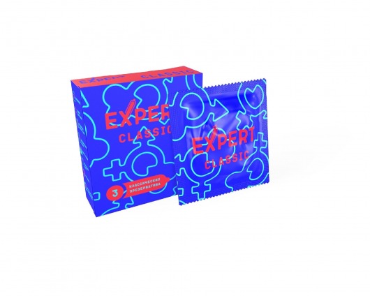 Классические презервативы Expert Classic - 3 шт. - Expert - купить с доставкой в Таганроге